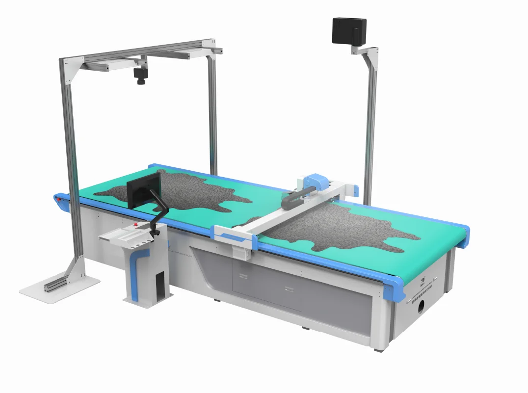 Jindex Shenzhen Factory Leather Genuine Cutting Machine For Footwear Industry