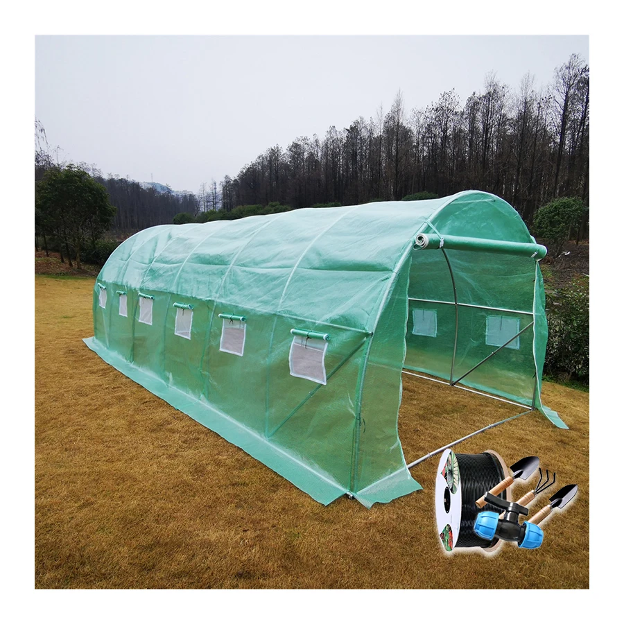The cheapest nursery small plastic film plant agricultural greenhouse macro tunnel for sale