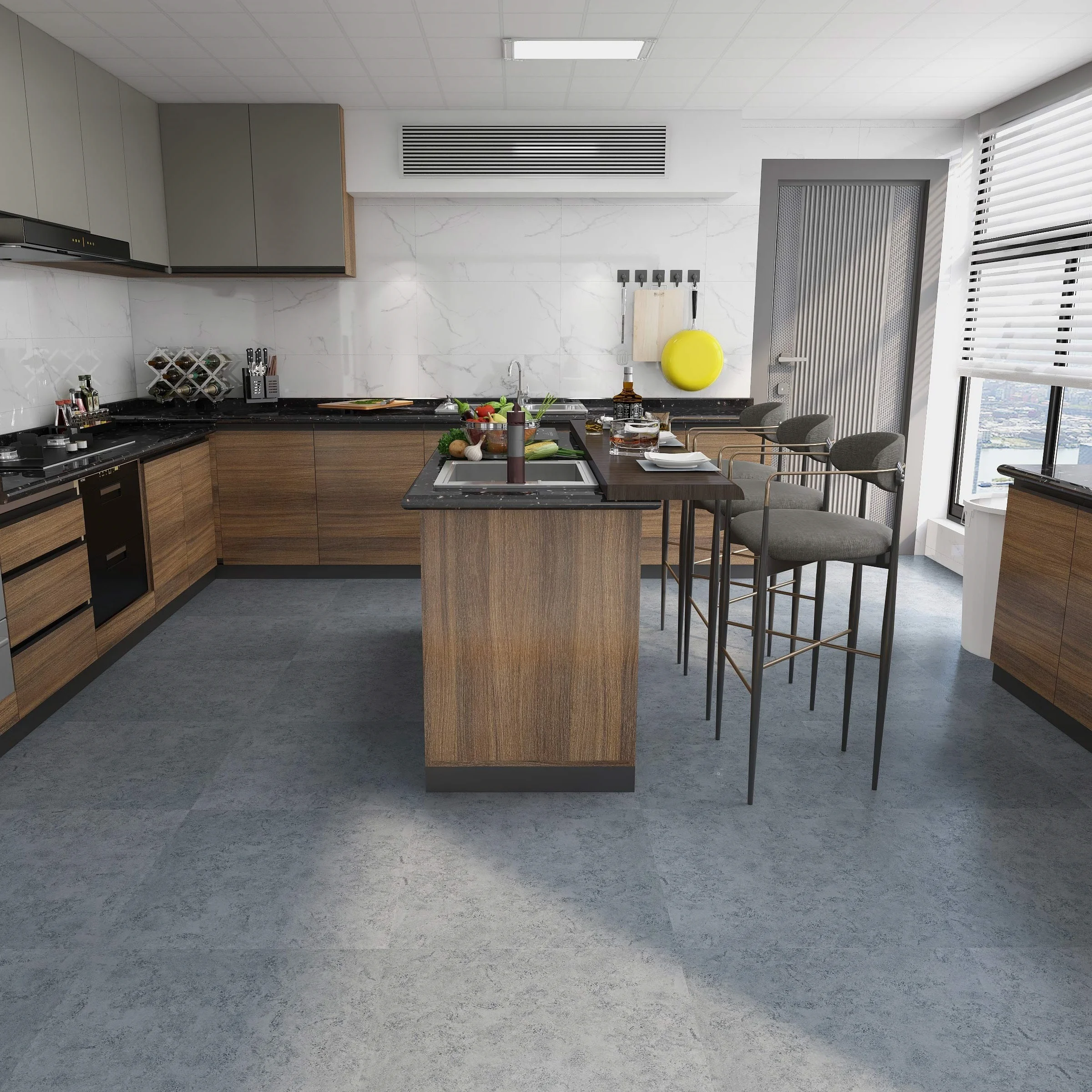 waterproof 4.0mm 5.0mm cheap plastic floor click Lock vinyl plank flooring vinyl spc