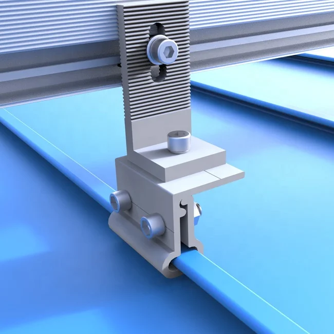 PV mounting metal roof hook solar panel clamp metal clip for tin roof mount structure