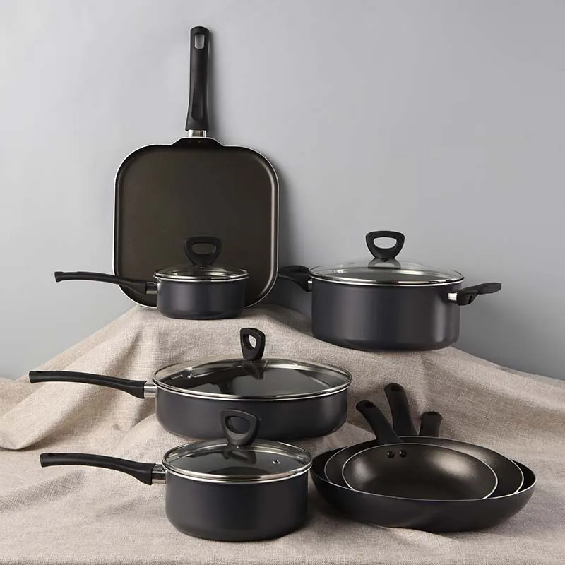 Household Kitchen Diecast Aluminum Non Stick Pan Set Cookware Sets Cooking