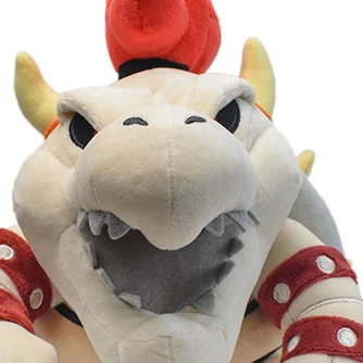 free shipping 33CM High Quality Dry Bones Bowser Koopa  Plush Game Boss Stuffed Toy Cartoon Soft Doll