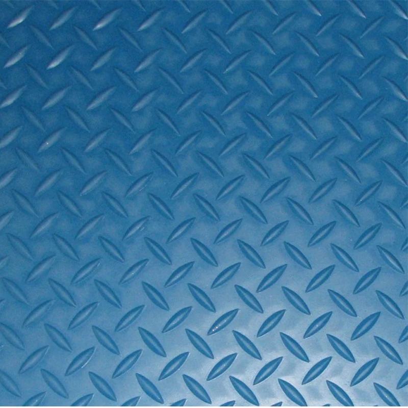 Factory Direct Sale Colorful Diamond Pattern Anti-slip rubber sheet