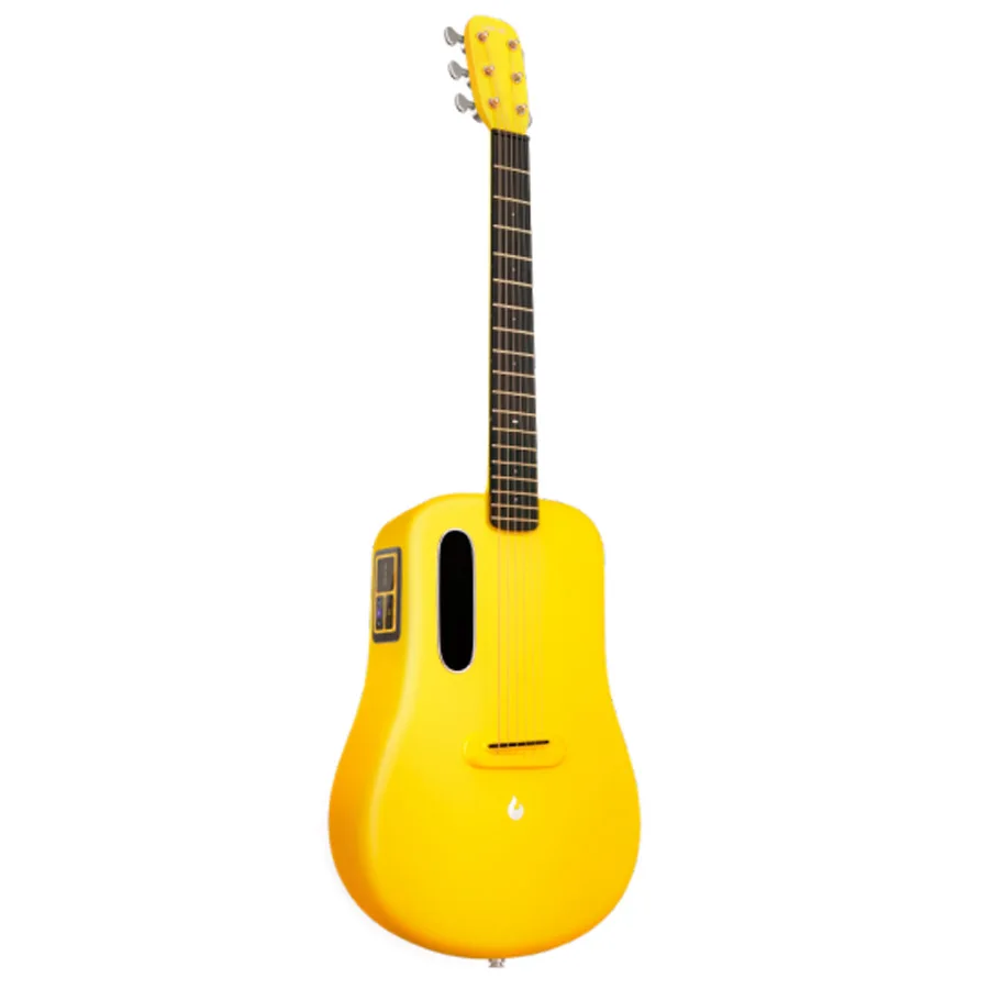 Suitable for Beginners Teenagers Adults Carbon Fiber Acoustic Guitar with Tuner Recording Beat LAVA ME 3 PRO Smartguitar