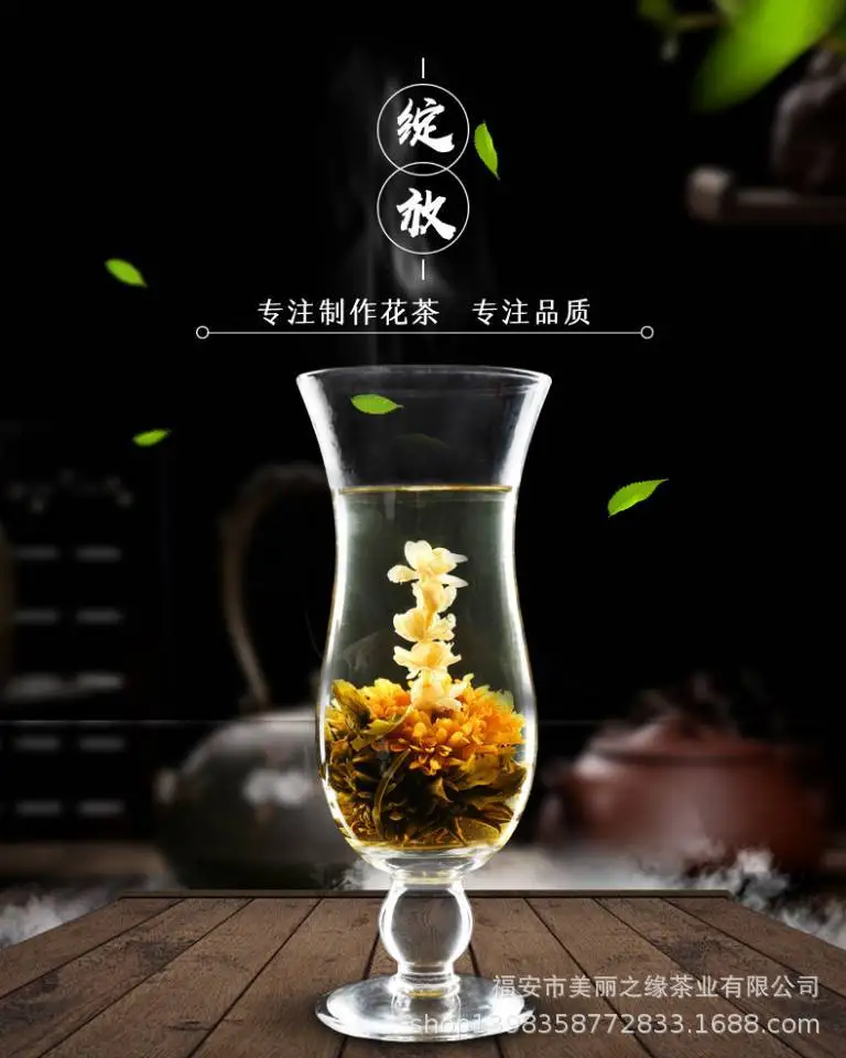 Wholesale Blooming Tea Balls 20 pieces of Shapes Blossom  Flower Tea bags