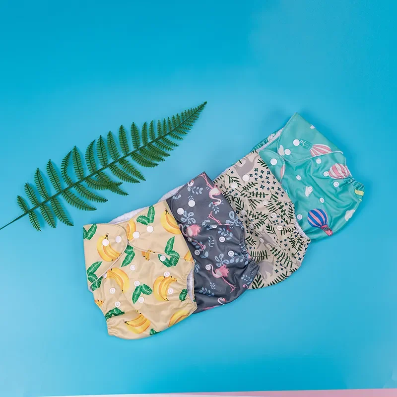 New design cloth Cotton Diaper Diapers Reusable Cotton Baby Diapers
