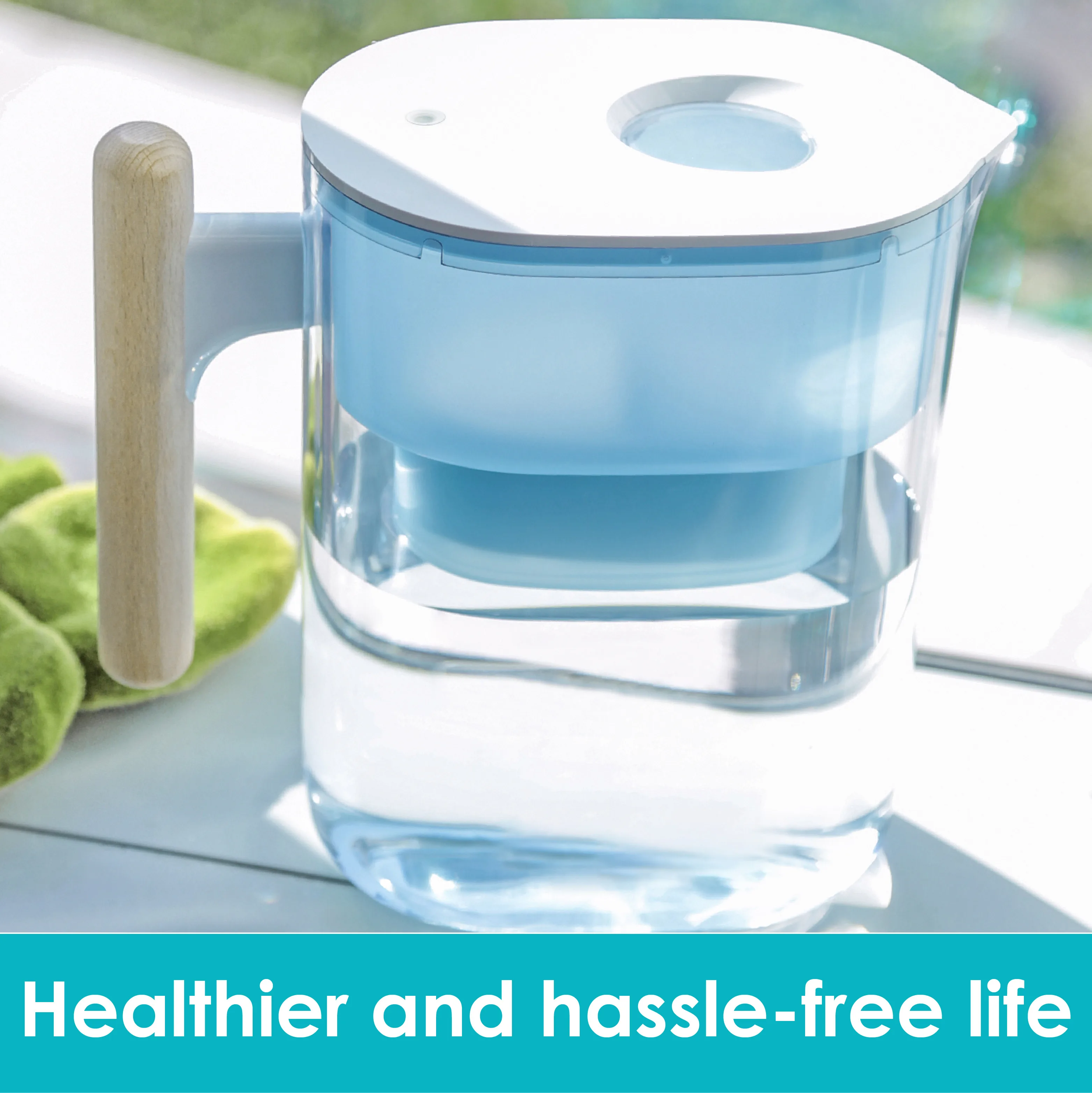 Gravity Induction Indicator Plastic Jug With Filter Jug Filter Water Pitcher