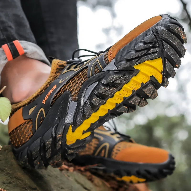 Mountaineering outdoor solomon boots women trekking shoes zapatos de senderismo men hiking shoes