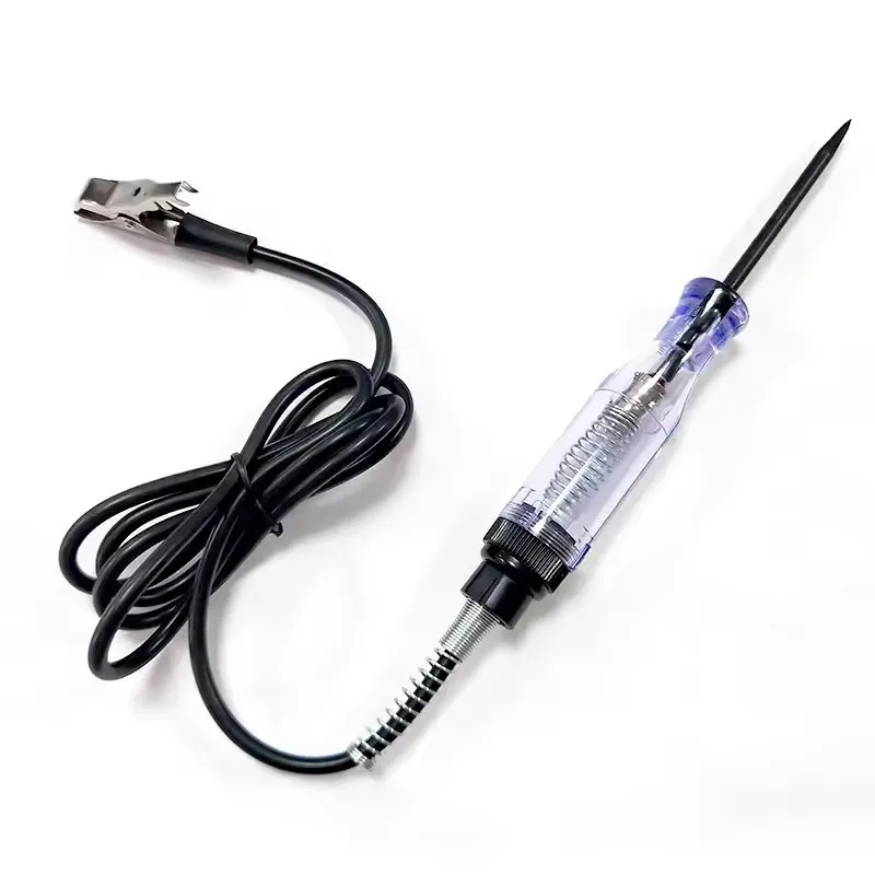 DC 6V-24V Alligator clip Probe Light Systemcar Test Pen car electric circuit voltage tester diagnostic pen