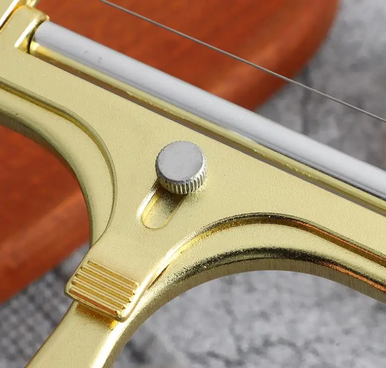 Stainless Steel Wire Cheese Slicer, Adjustable Thickness Cheese Cutter for Soft, Semi-Hard Cheeses Kitchen Cooking Tool