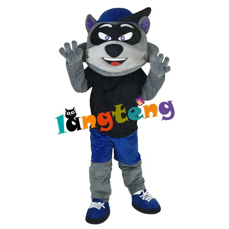 888 Cartoon Halloween Cosplay Party Christmas  Carnival Apparel Wildcat Raccoon Mascot Costumes