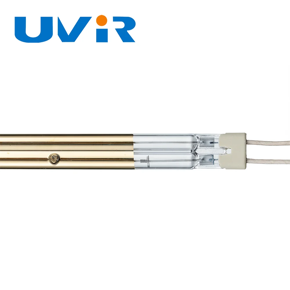 400V 6950W Twin Tube infrared heater lamp for curing powder paint