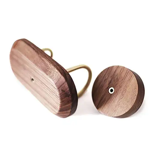 Razor Holder Shaver Stand Wood Wall Mounted  Razor Rack Organizer for Bathroom Show