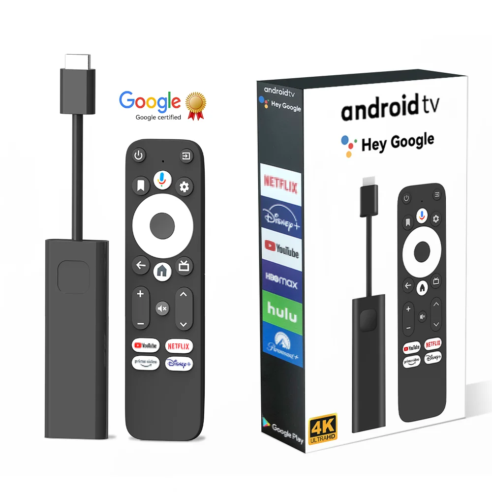 Factory GD1TV Stick 4K Android 11 Atv  2GB RAM  16GB ROM Dual Wifi BT Smart Fire TV Stick Set-Top Box