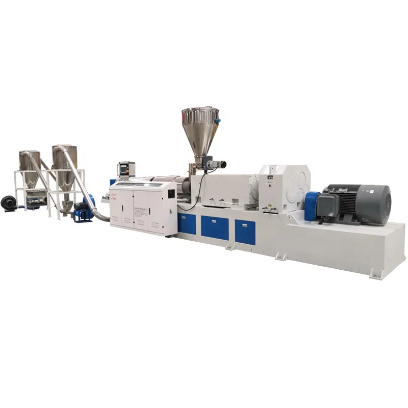 SJSZ92/188 conical twin screw PVC plastic granulator machine