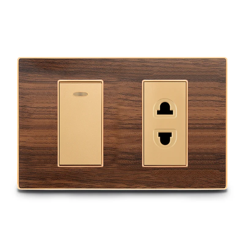 Household Wall Appliances Battery Powered Plug 2 Pin Switch Universal Socket