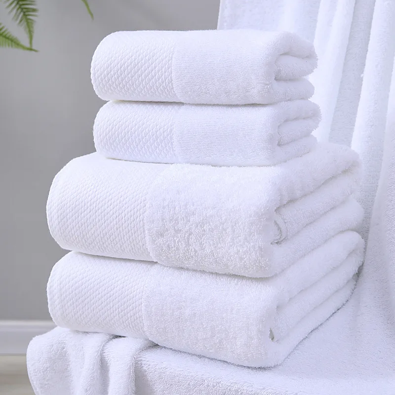 Luxury Cotton Bath Embroidery Custom Logo Towels Cotton Hotel Bath Towel Cotton Gift Towels Set