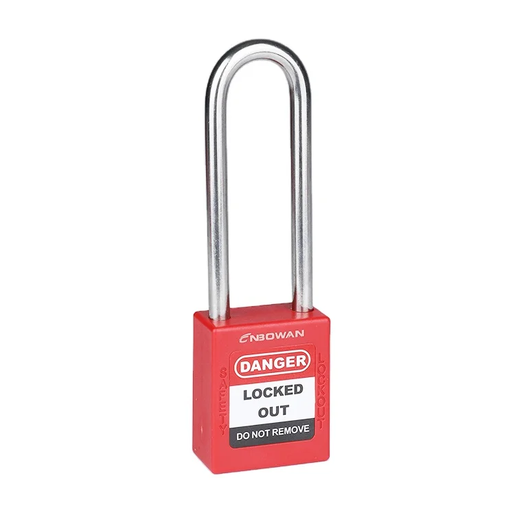 Manufacturer Loto Stainless Steel 76mm Shackle 6mm Diameter Safety Security Padlocks