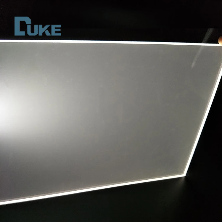 Duke Edge Lit LGP Light Guide Panel Acrylic Sheet PMMA without Laser Dotting