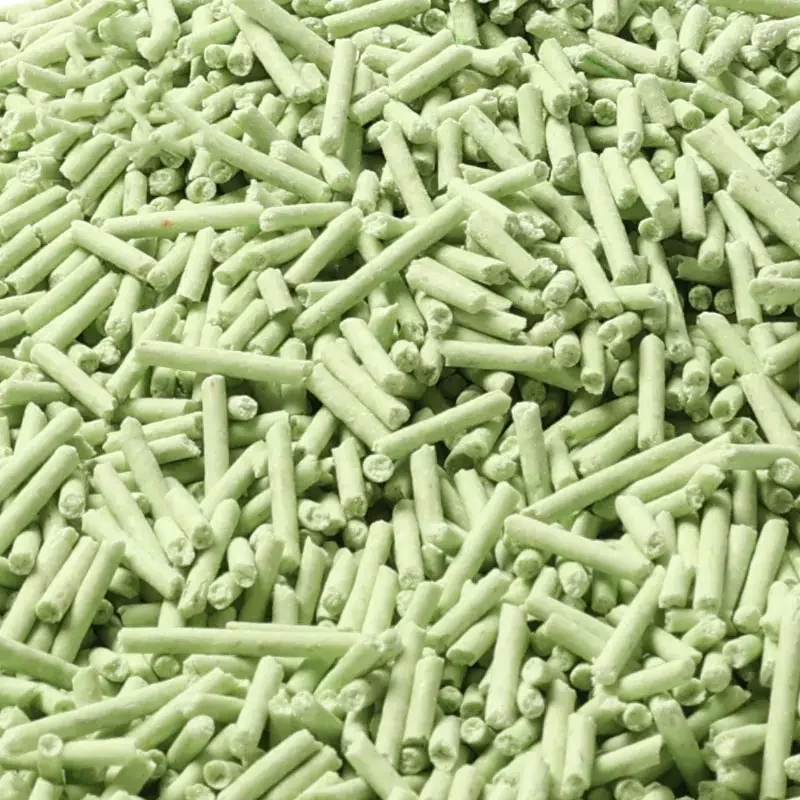 China tofu cat litter factory tofu cat litter sand mix tofu cat litter