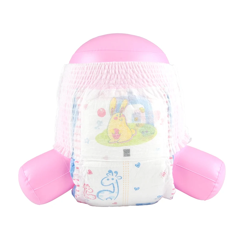 Manufacturers Directly Supply Southeast Asia Baby Breathable Diapers Bales OEM Baby Diapers Pants