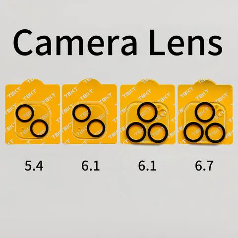 High aluminum 3D Camera Protector For iPhone 14 13 12 11 Camera Lens Protector Tempered Glass Screen Protector