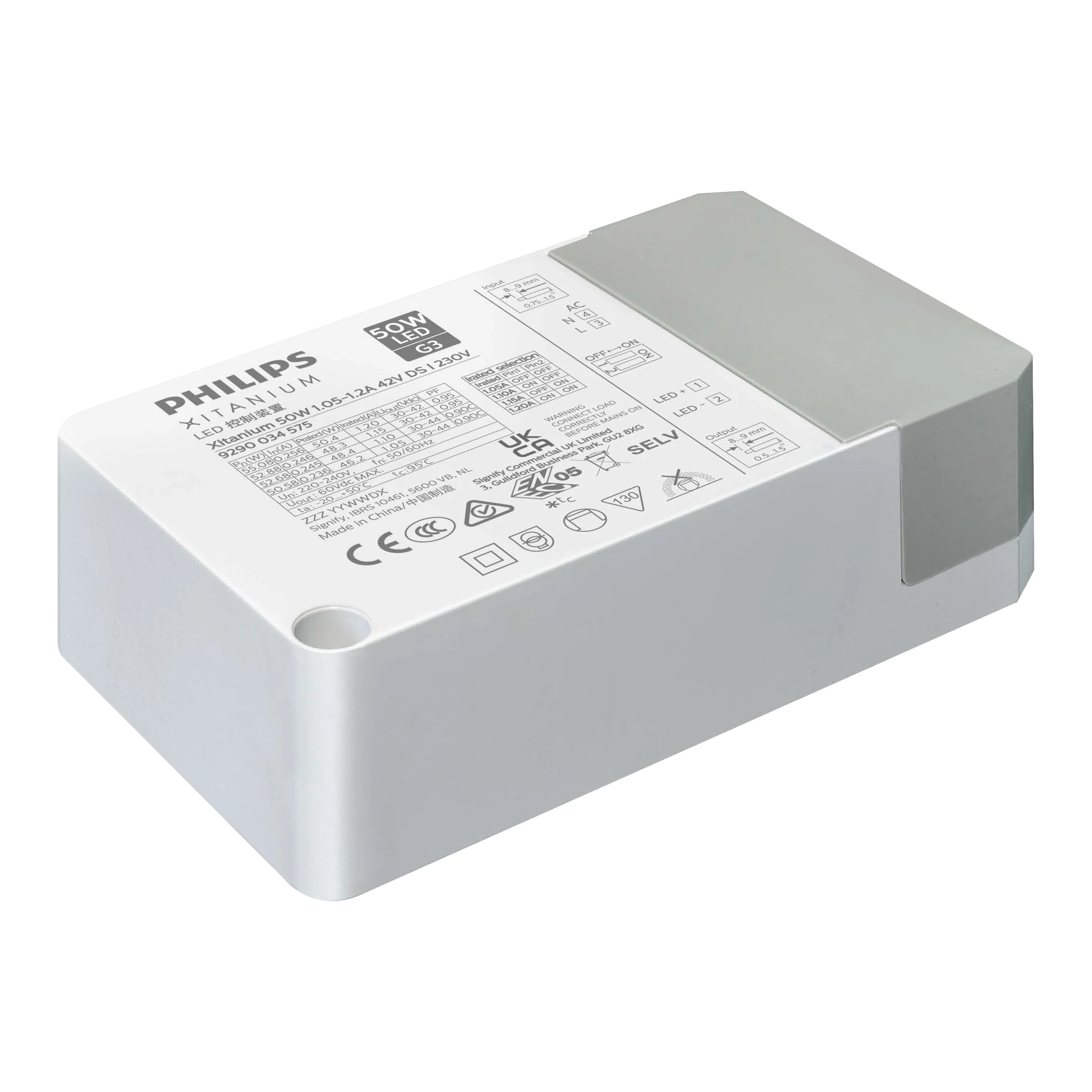 Xitanium G3  Xitanium 50W 1.05-1.2A 42V DS I 230V 929003457580