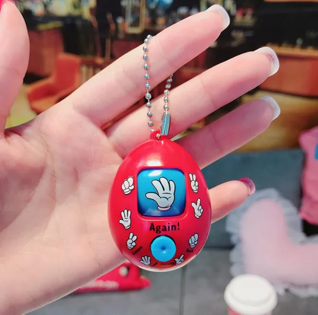 Toy guessing game fair showdown creative egg Rock-paper-scissors cloth guessing boxing gashapon ball new strange toy gift