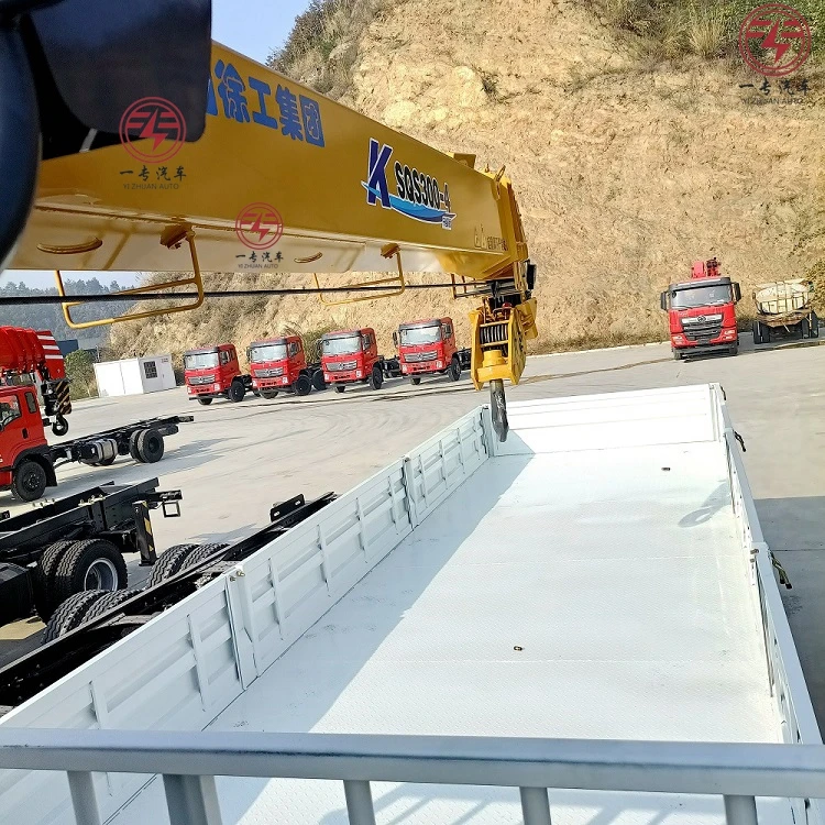 Dongfeng 6x4 Manual 15 Ton Knuckle Boom Lorry crane Truck Mounted Crane Specifications and price list