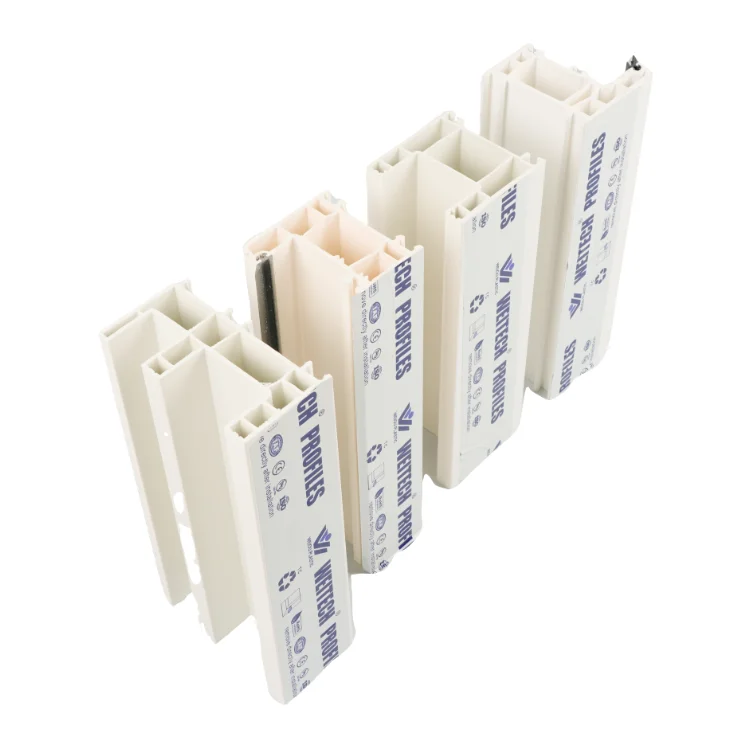 88Mm Upvc Extrusion Plastic Profile Upvc Color Profile Upvc Profile/Plastic Pvc Window