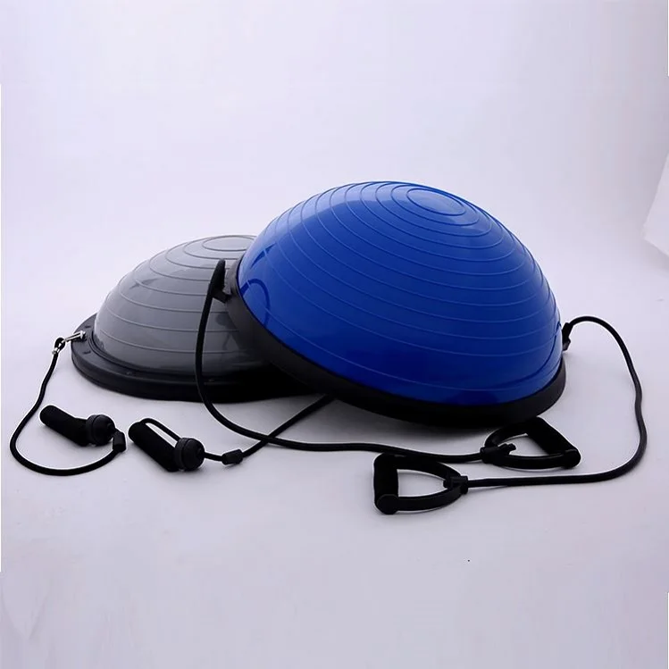 Tking High Quality Customized 58cm Explosion Proof Thickened Fitness Half Pilates Balance Bosuing Yoga Ball Bosus Ball