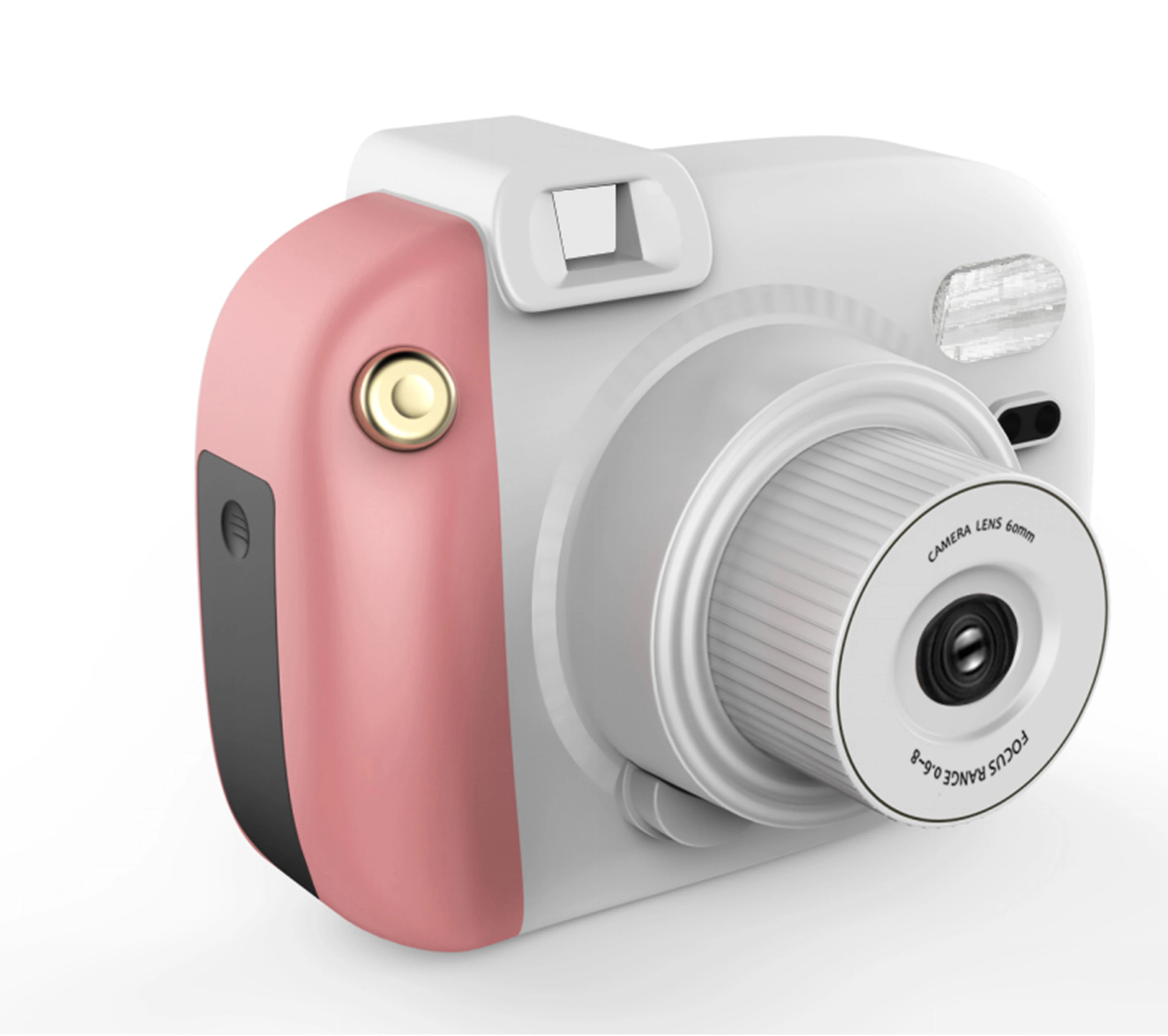 Новая камера для мгновенной съемки селфи с вспышкой и 5 режимами освещения, совместима с мгновенной мини-пленкой, розового и белого цвета