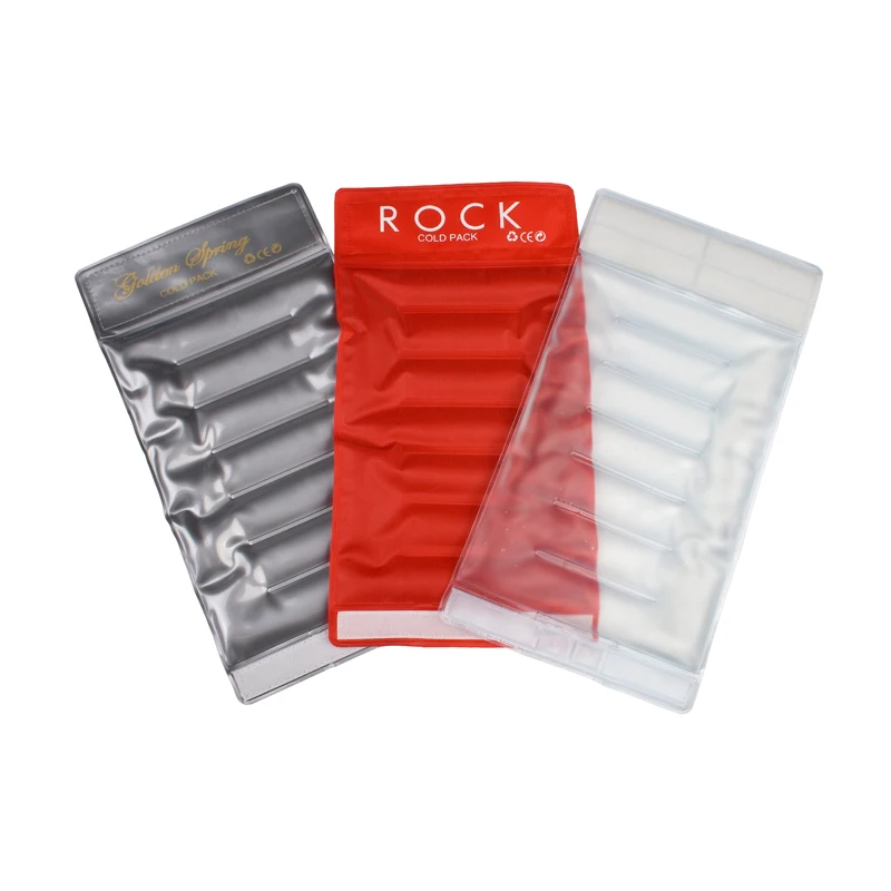 Factory Customized Good Selling Gel Ice Pack Wine Cooler Bottle Packer Ice Pack Wine Cooling Sleeve