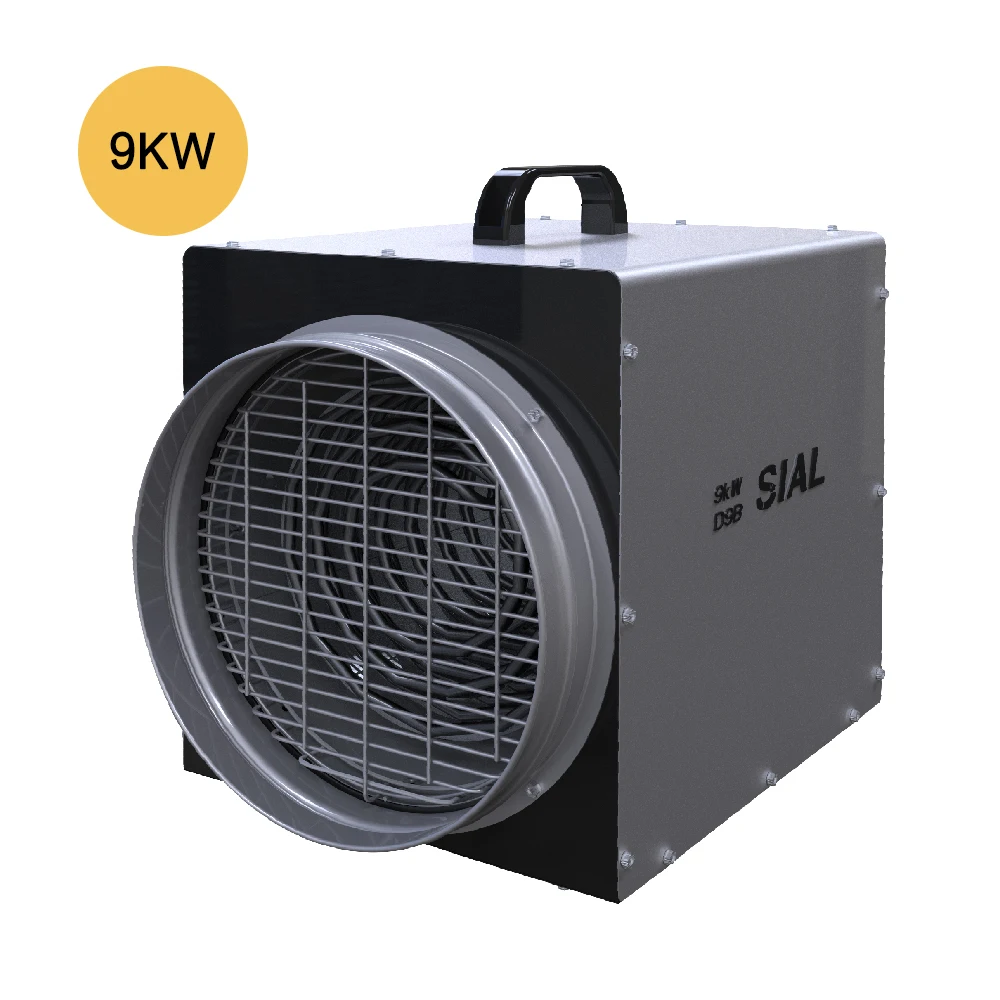 SIAL 9 KW With Overheat shut-off system industrial heater   industrial  portable electric air heaters