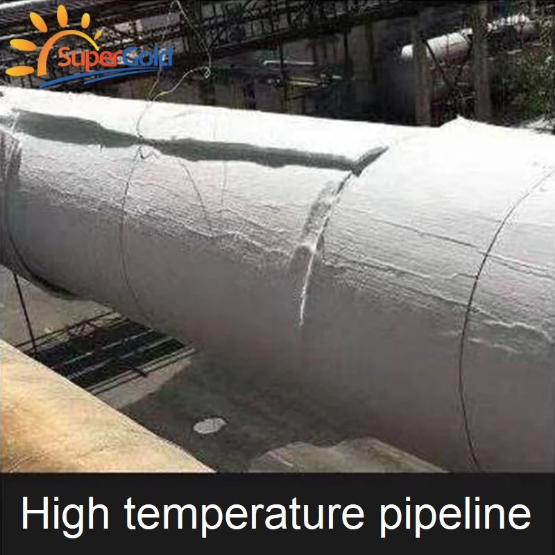 SuperGold 128kg/m3 ceramic fiber wool refractory ceramic fiber cotton 1260c