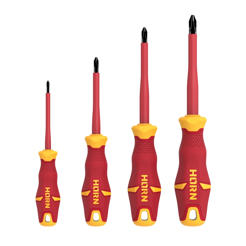 Electric engineering insulated 1000V Phillips Slot Screwdriver set Ph0 Ph1 Ph2  SL5 SL6  precision screwdriver