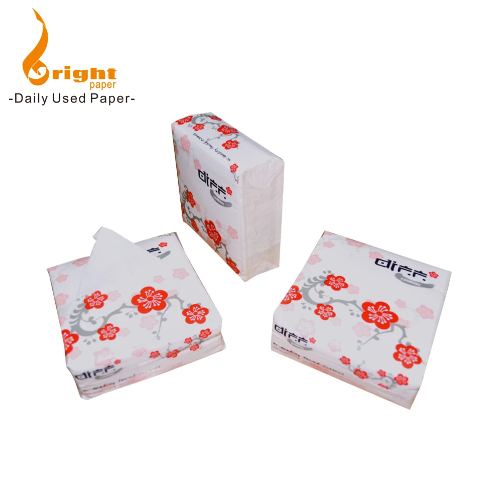 2 Ply Layer and Office & Hotel Application soft pack facial branded tissue paper