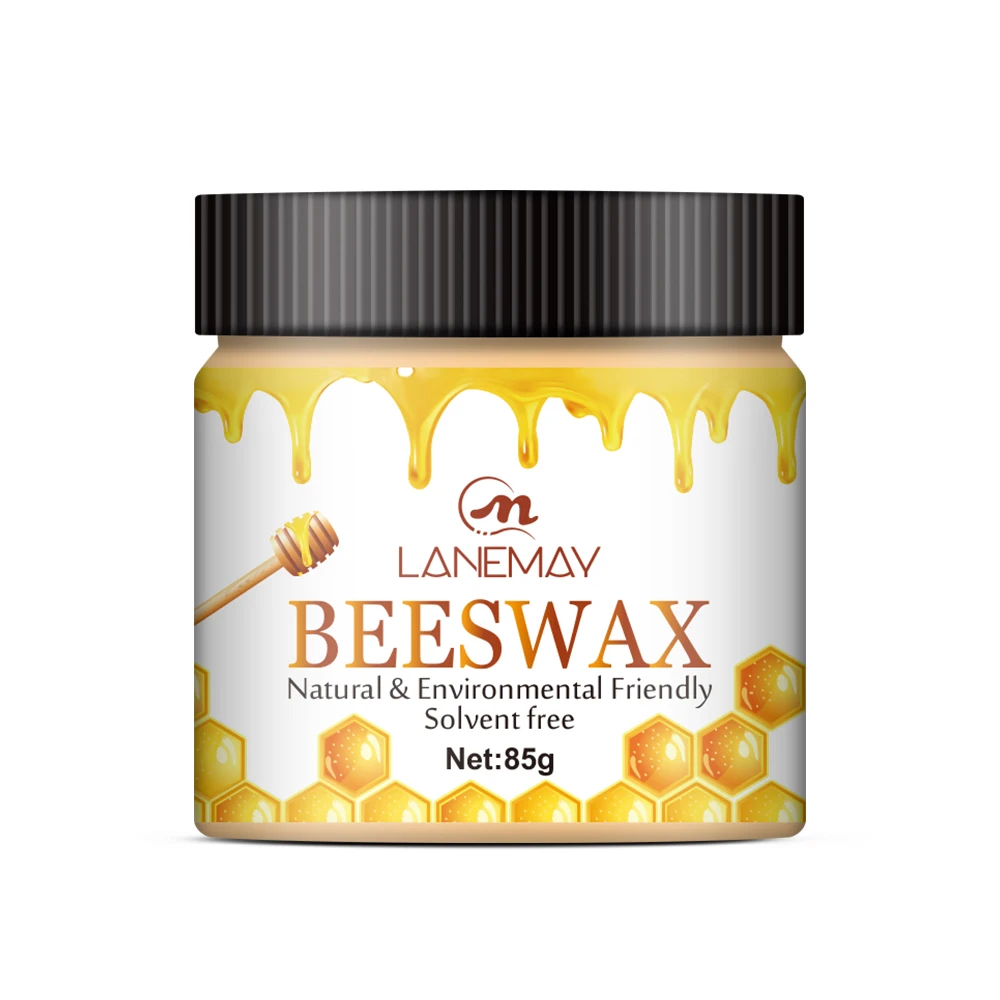 Деревянная приправа Beewax Amazon Бестселлер натуральный пчелиный воск очиститель и полировка древесины для мебели пола стола 