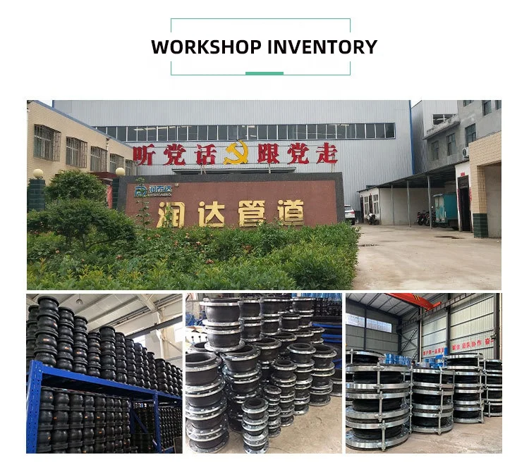 Flexible connector flange type CL150 dn40-600 pump used reinforced bellows flex anti noise rubber expansion joint