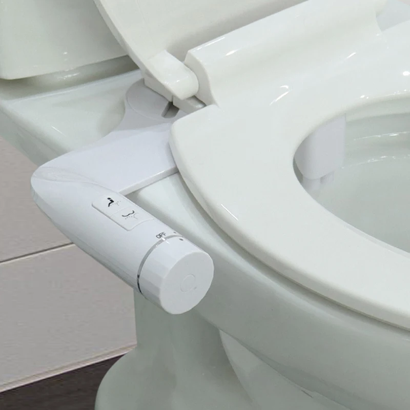 Modern Sleek Design Bathroom Toilet Bidet Ultra-Slim Fresh Clean Water Sprayer Bidet Toilet Seat Attachment