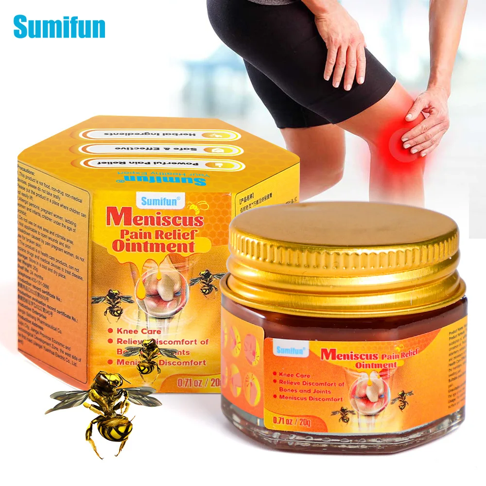 Bee venom pain relief ointment glass jar active oil ointment Tiktok shrimp Leather Cross border K20092