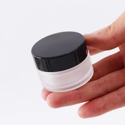 quality cosmetic packaging frosted clear glass body lotion pump spray bottle jar containers