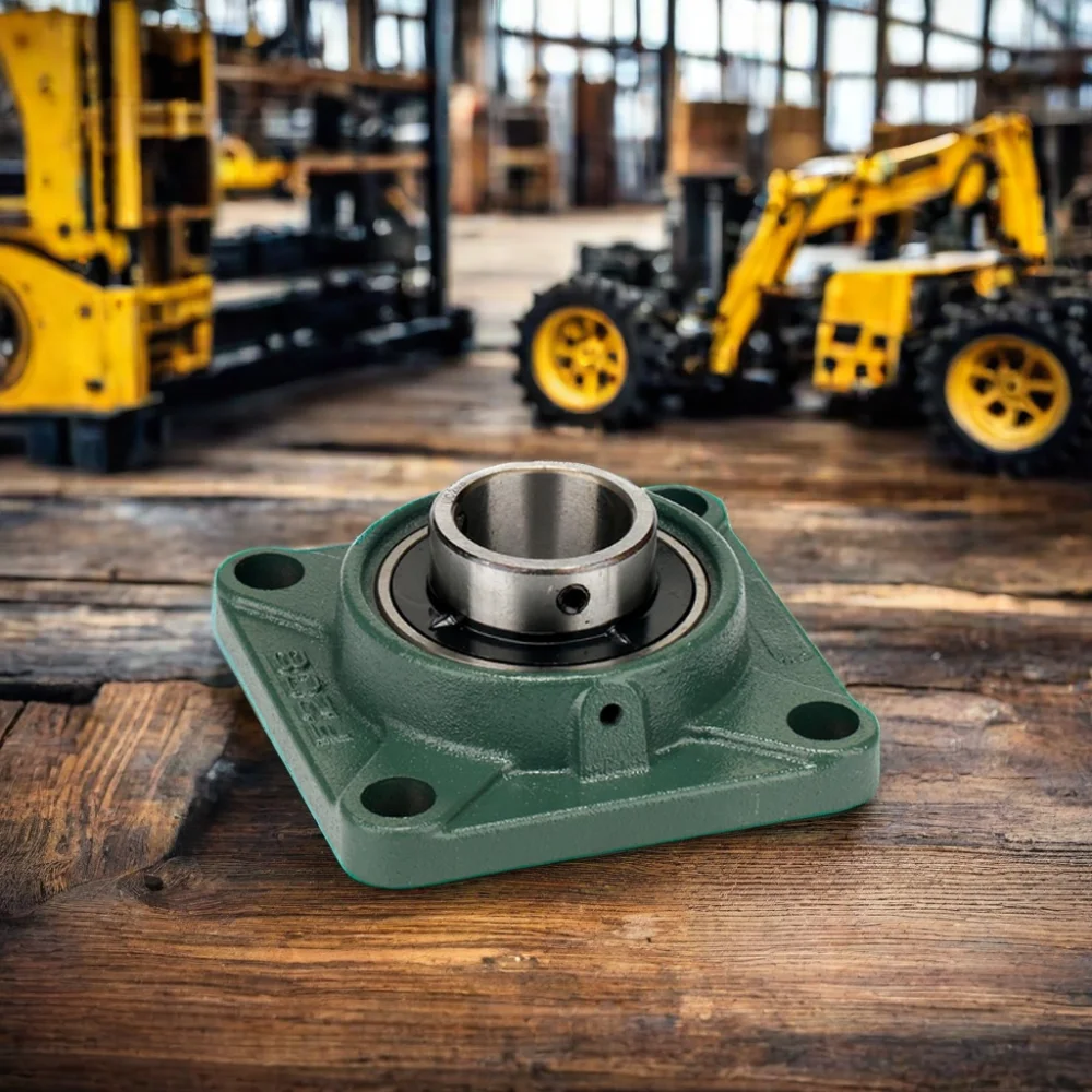 UCF208 40mm Square Flange Insert Pillow Block Bearing Linear Rod Shaft for Agricultural Machinery