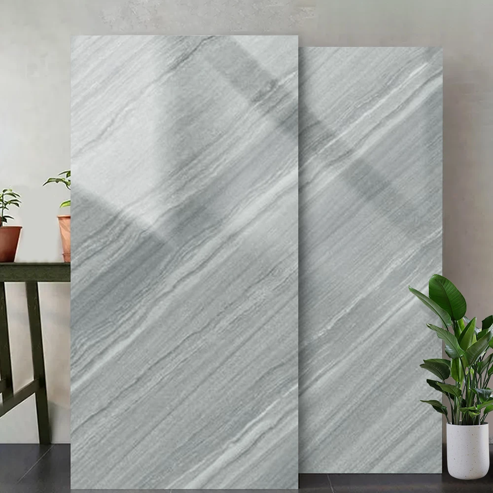 Modern Room Design 600x1200 Porcelanato De Pisos Grey Glossy Polished Glazed Fine Craving Porcelain Tiles For Floor