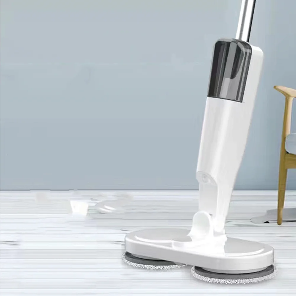 Smart Spray Steam Mop Wireless Cleaning with Water Tank Spray Mist Wet Dry Automatic 360 Spin Floor Mop Machine