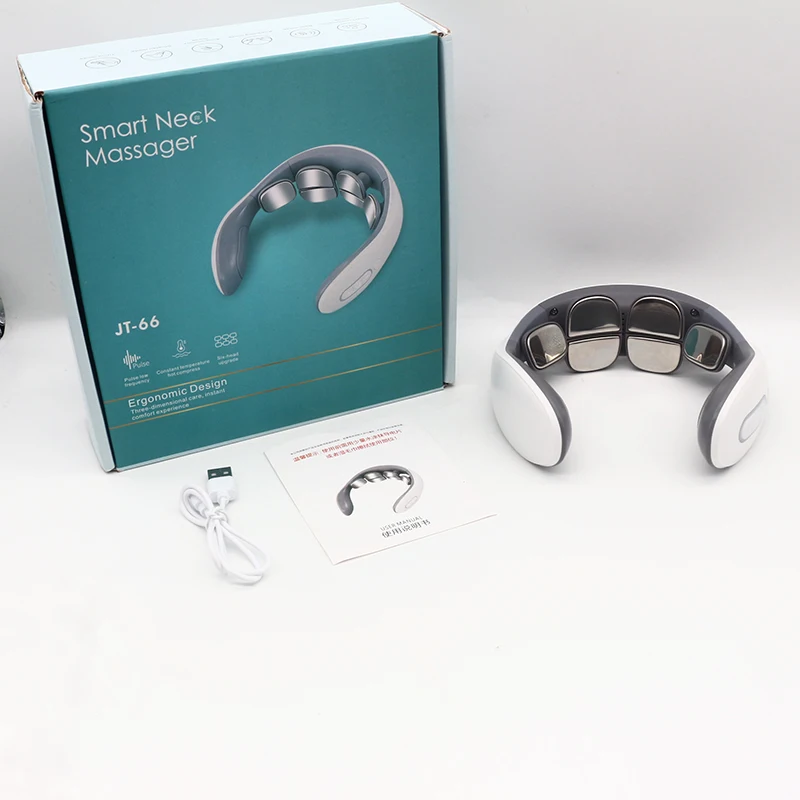 Electric Neck Back Shoulder Warmer Relax Massage Relieve Neck Pain TENS Shiatsu Deep kneading Neck Massager