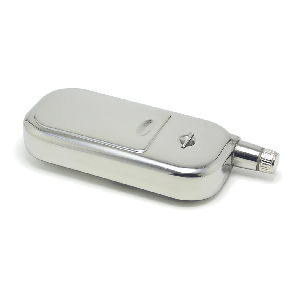 3oz Retro Cell Phone Shaped Retro Flask Metal Model Bottle Funnel Drink Vessel Stainless Steel Mobile Shaped Creative Hip Flask