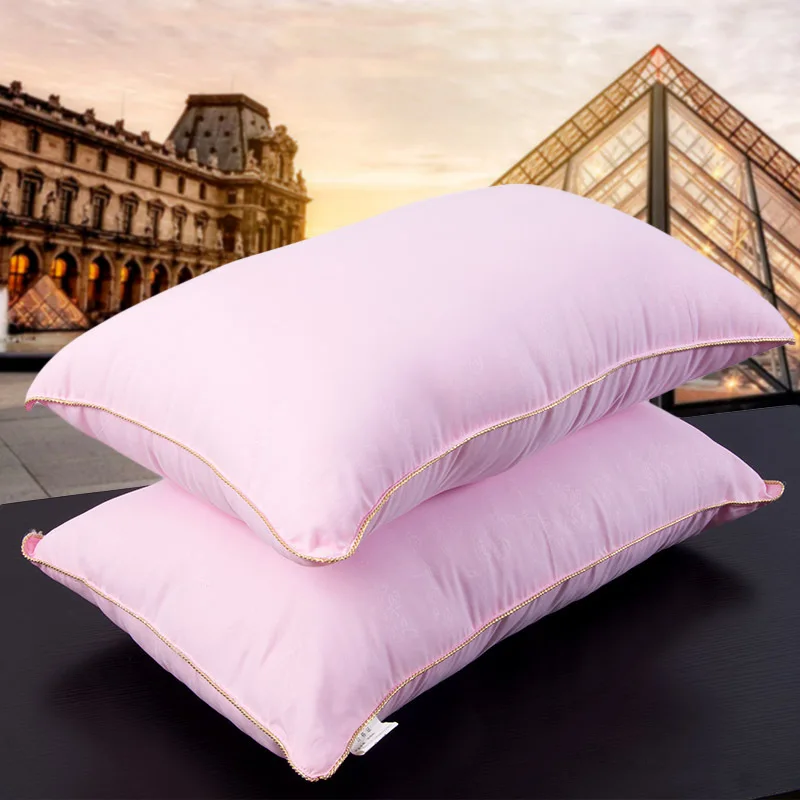 Hotel Pillow 100% Cotton Pillows Down  Filling For Healthy Sleeping Hotel Pillow