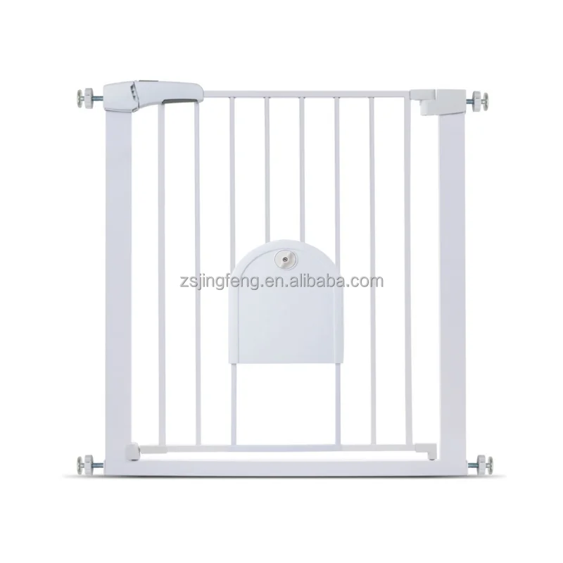 Popular Baby Safety Barrier Kid Fence Main Iron Baby Gate Design Automatic Safety Gate Security Gate For Children