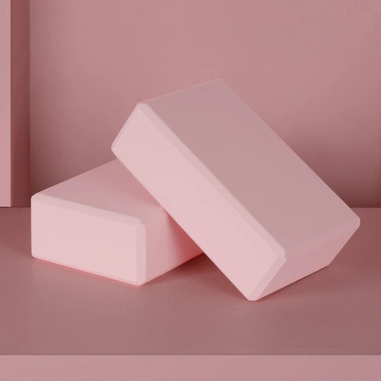 Аксессуары для баланса с принтом на заказ, эластичный блок для занятий йогой из вспененного этилвинилацетата